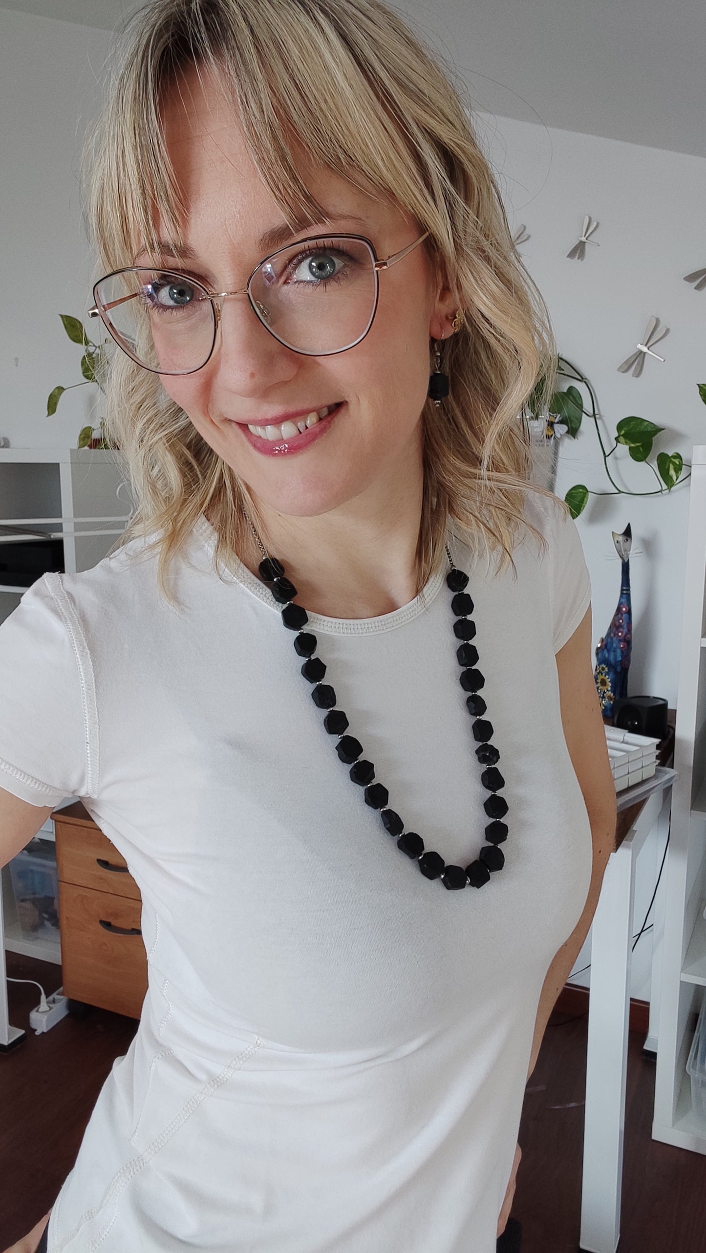 Collana Trasformista con Tormalina Nera