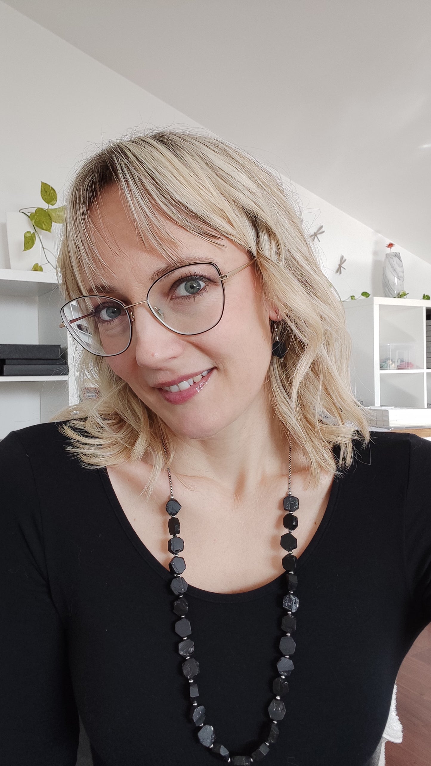 Collana Trasformista con Tormalina Nera