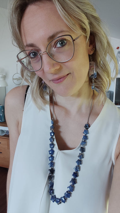 Collana Trasformista con Sodalite