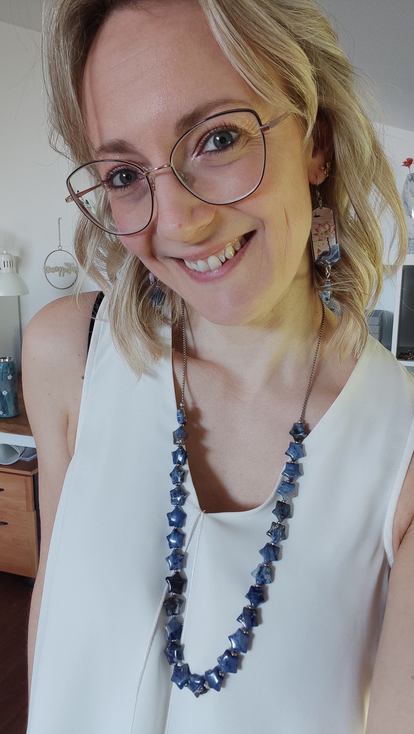 Collana Trasformista con Sodalite