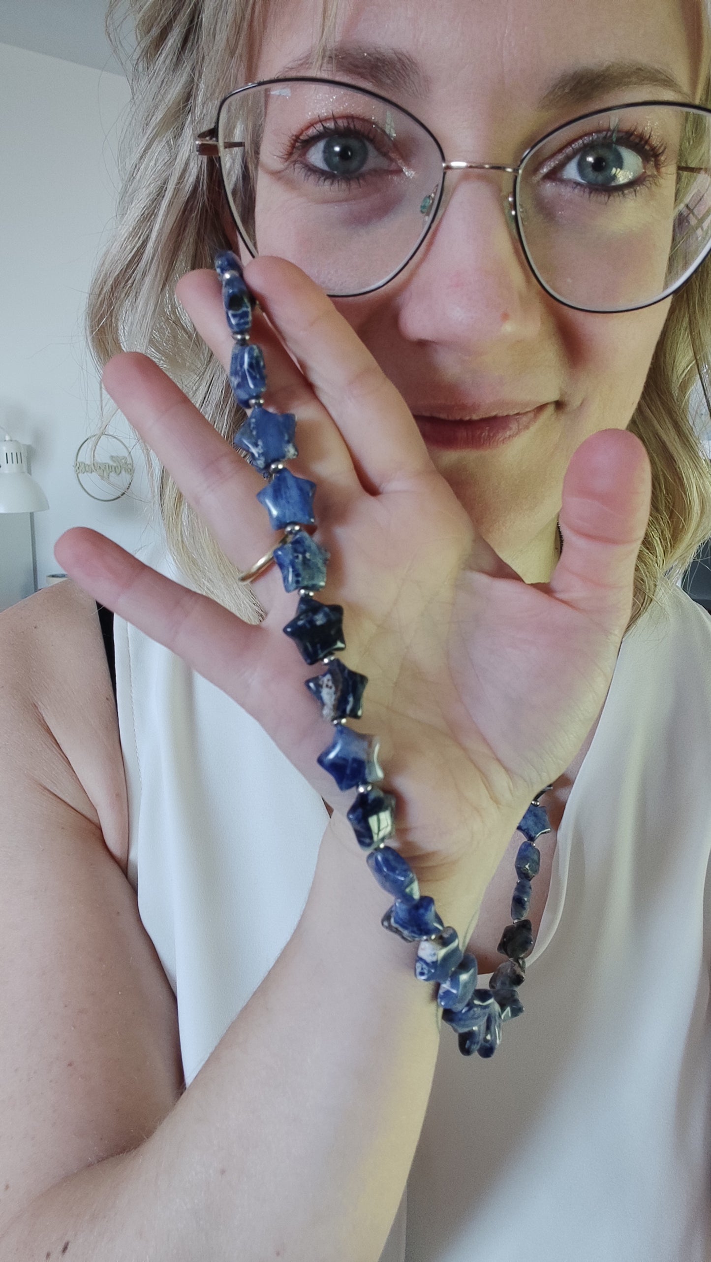 Collana Trasformista con Sodalite
