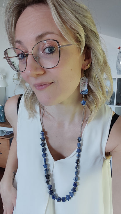 Collana Trasformista con Sodalite