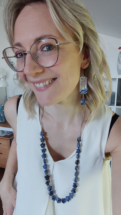 Collana Trasformista con Sodalite