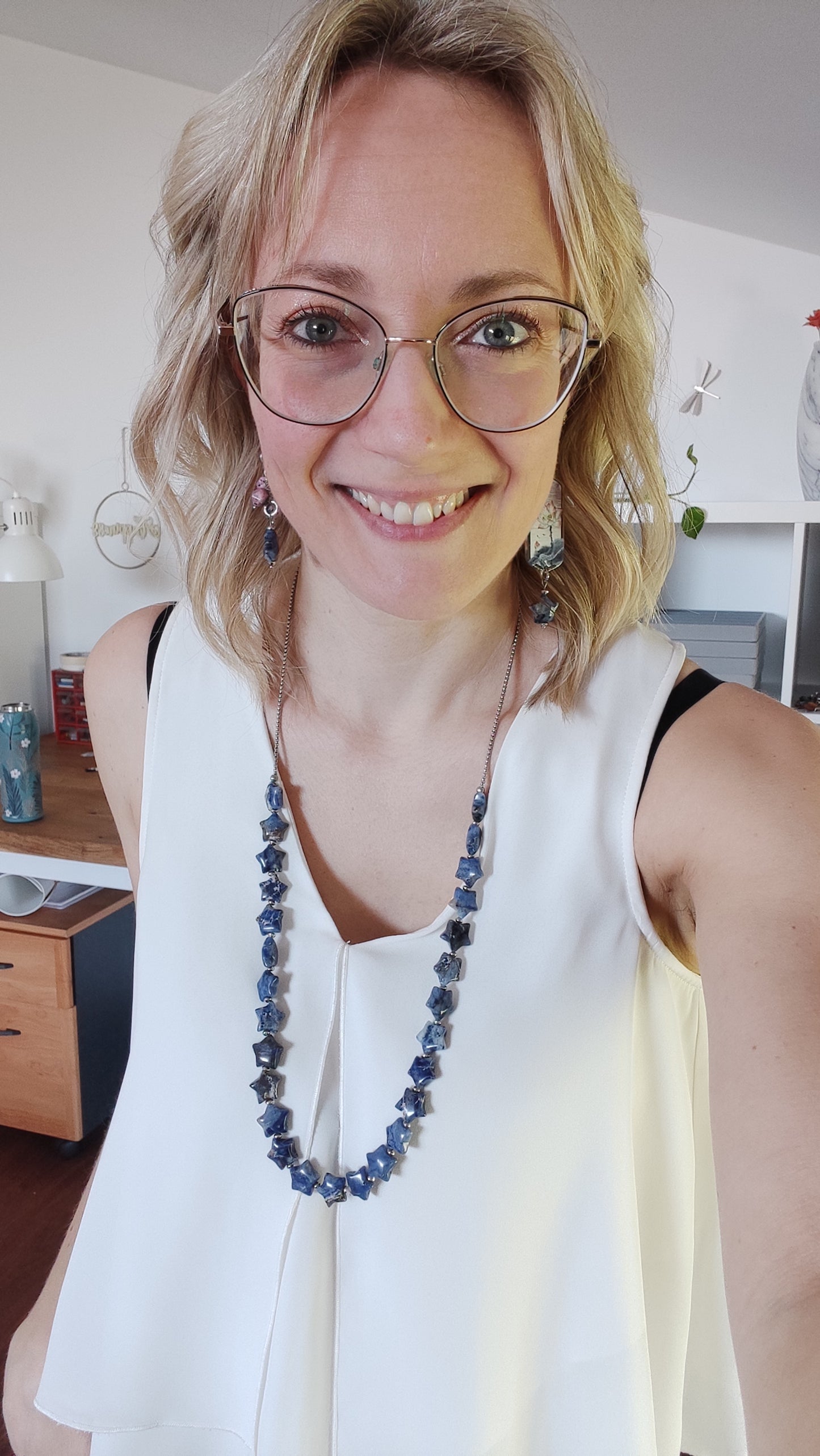 Collana Trasformista con Sodalite