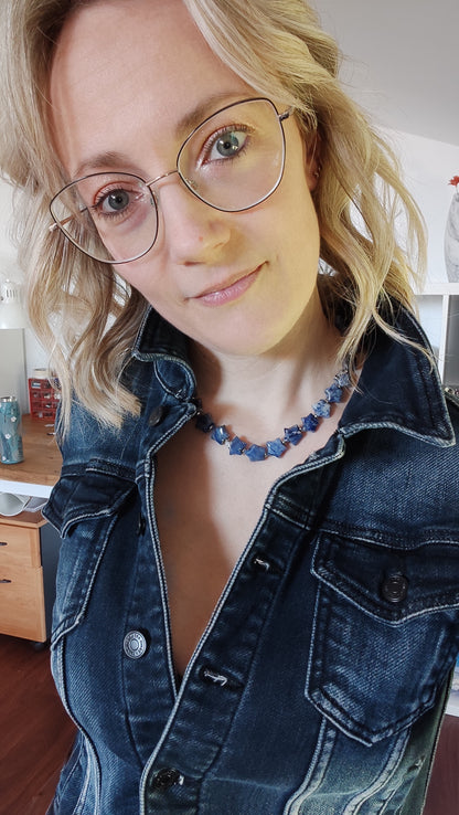 Collana Trasformista con Sodalite