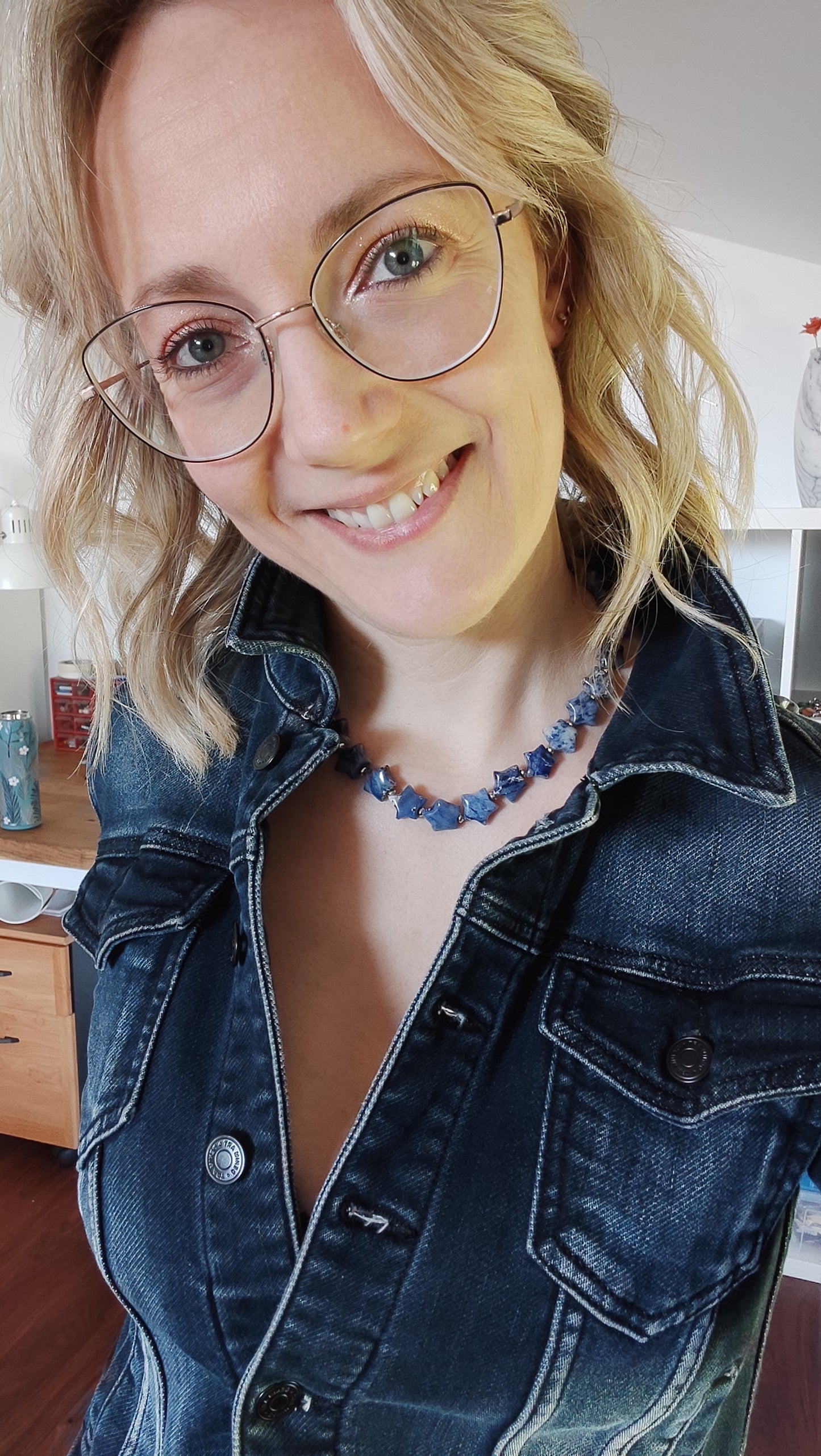 Collana Trasformista con Sodalite
