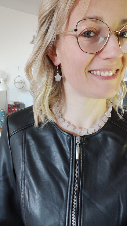 Collana Trasformista con Cristallo di Rocca