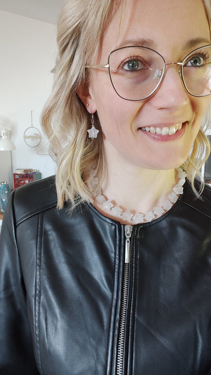 Collana Trasformista con Cristallo di Rocca
