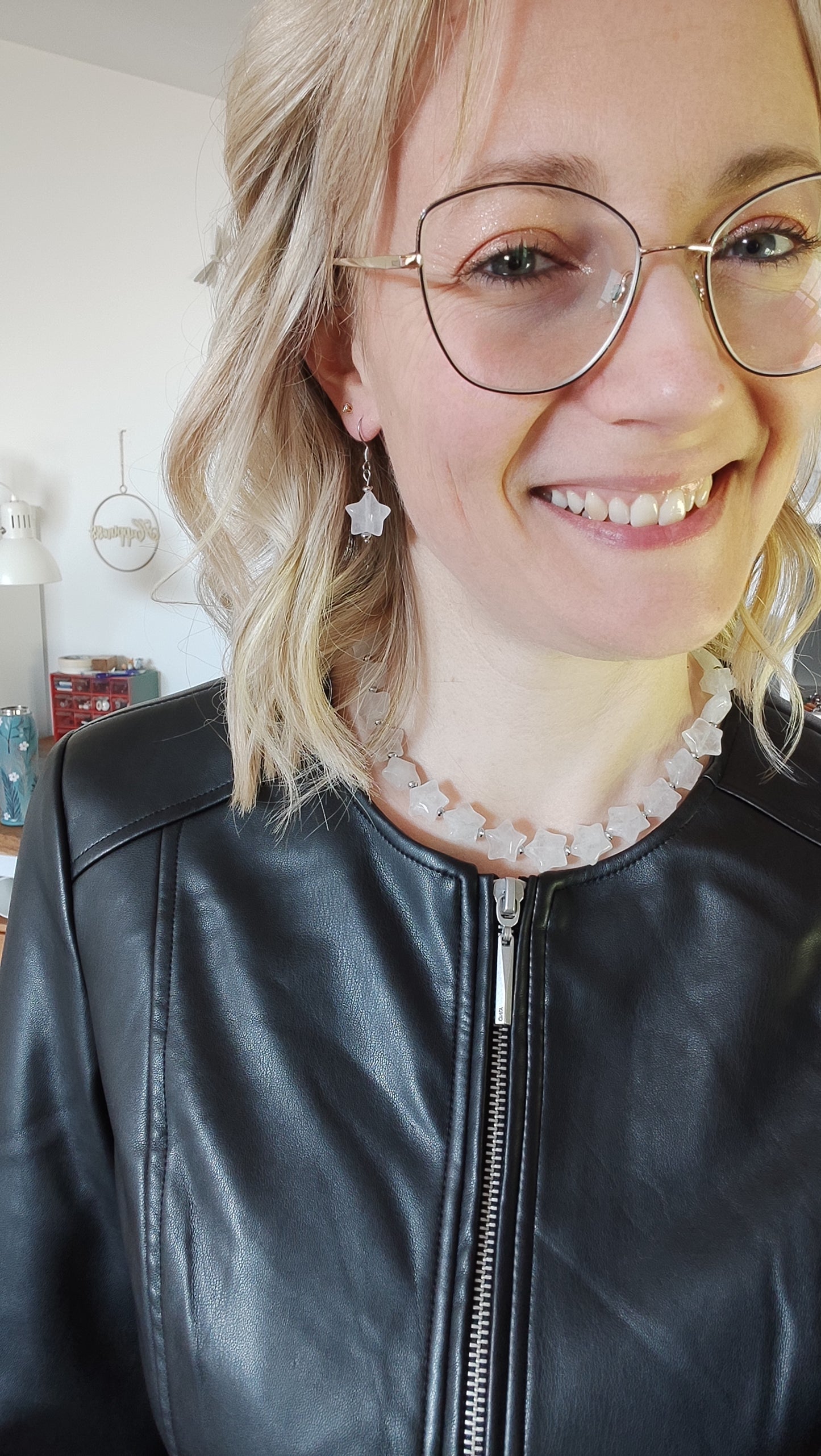 Collana Trasformista con Cristallo di Rocca