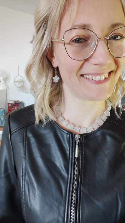 Collana Trasformista con Cristallo di Rocca