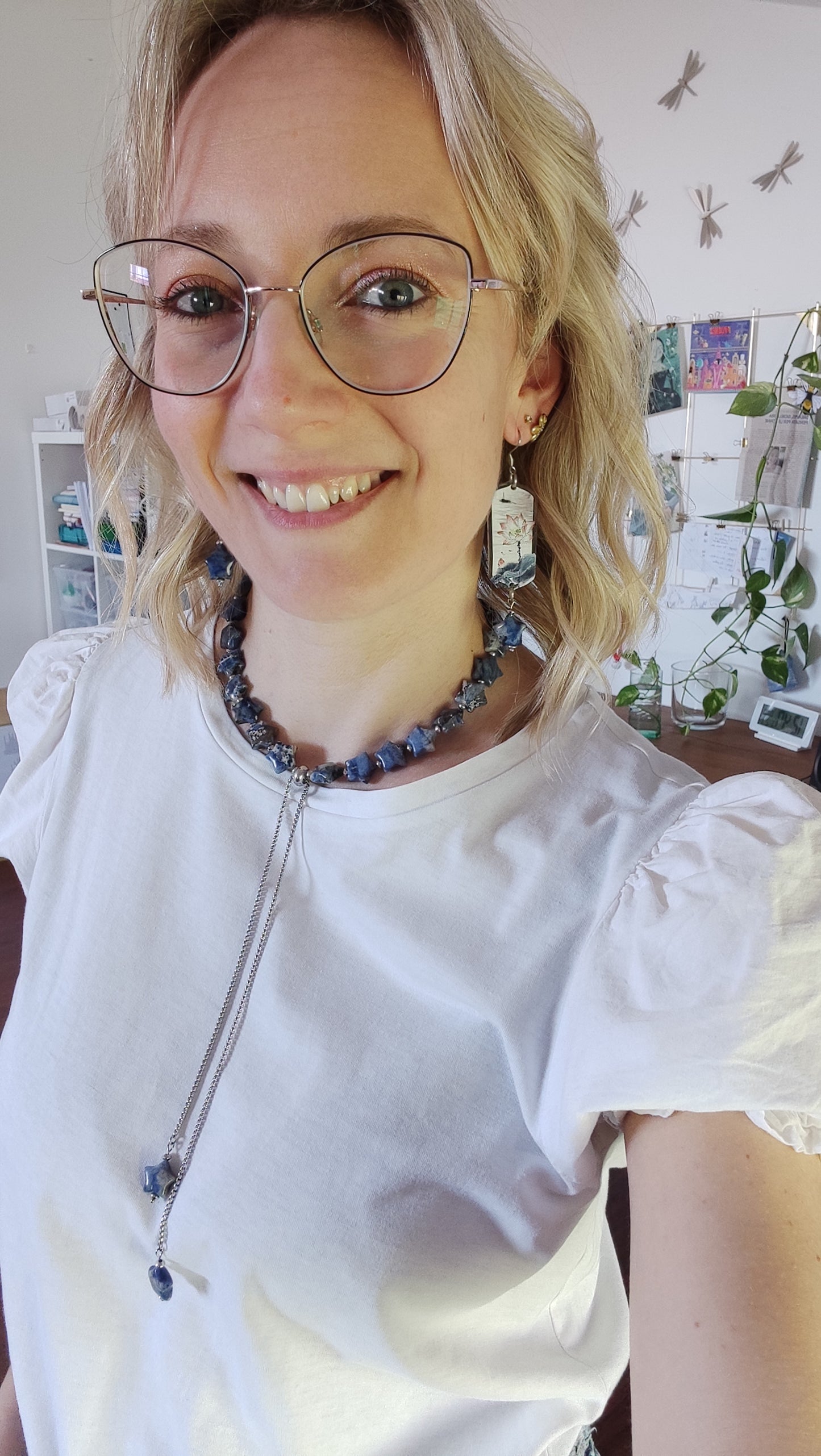 Collana Trasformista con Sodalite