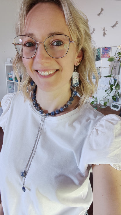 Collana Trasformista con Sodalite