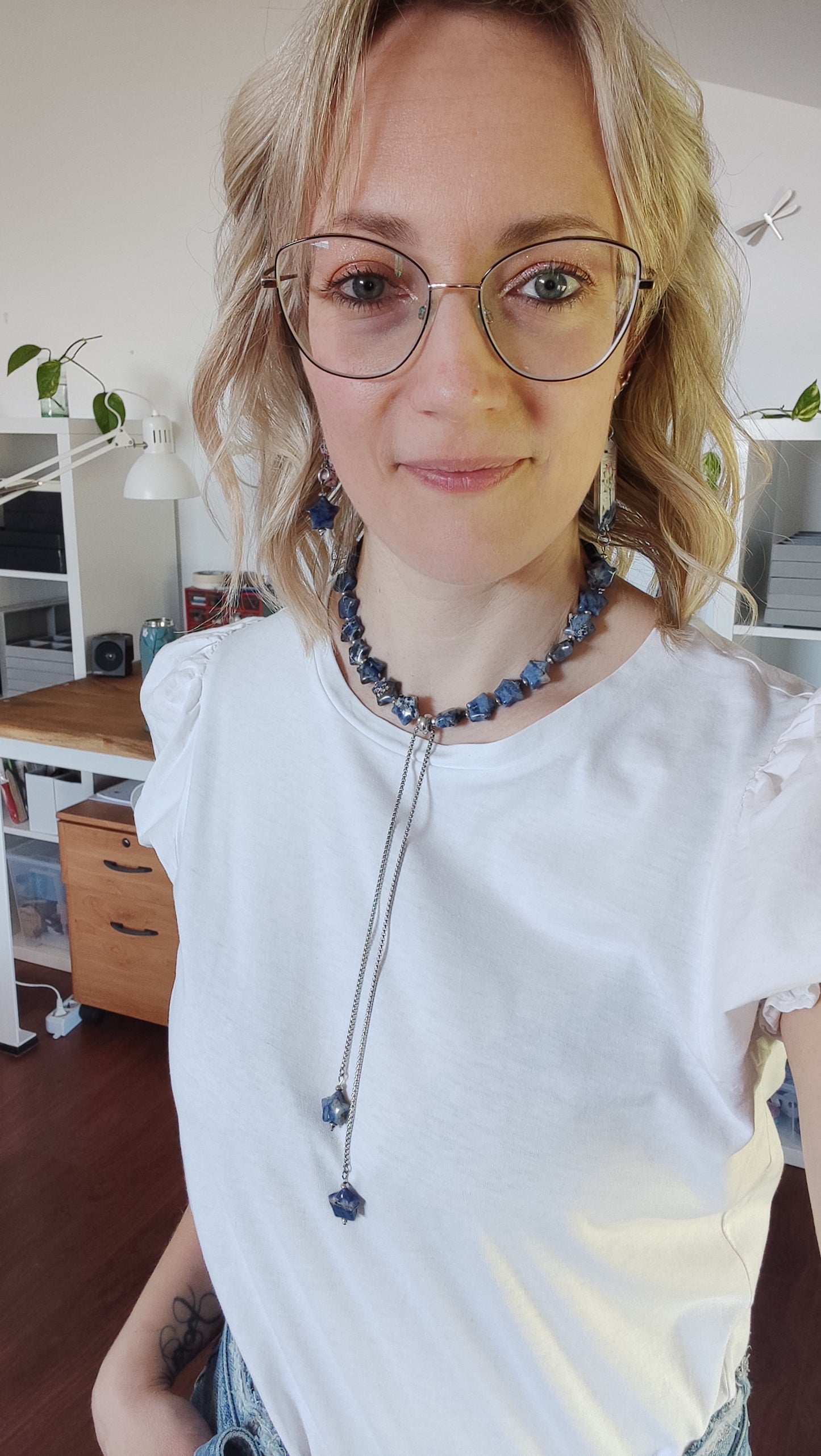 Collana Trasformista con Sodalite
