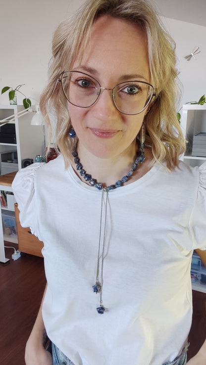 Collana Trasformista con Sodalite