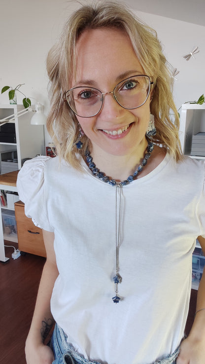 Collana Trasformista con Sodalite
