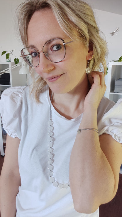 Collana Trasformista con Cristallo di Rocca