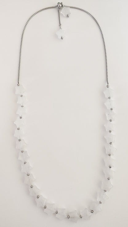 Collana Trasformista con Cristallo di Rocca