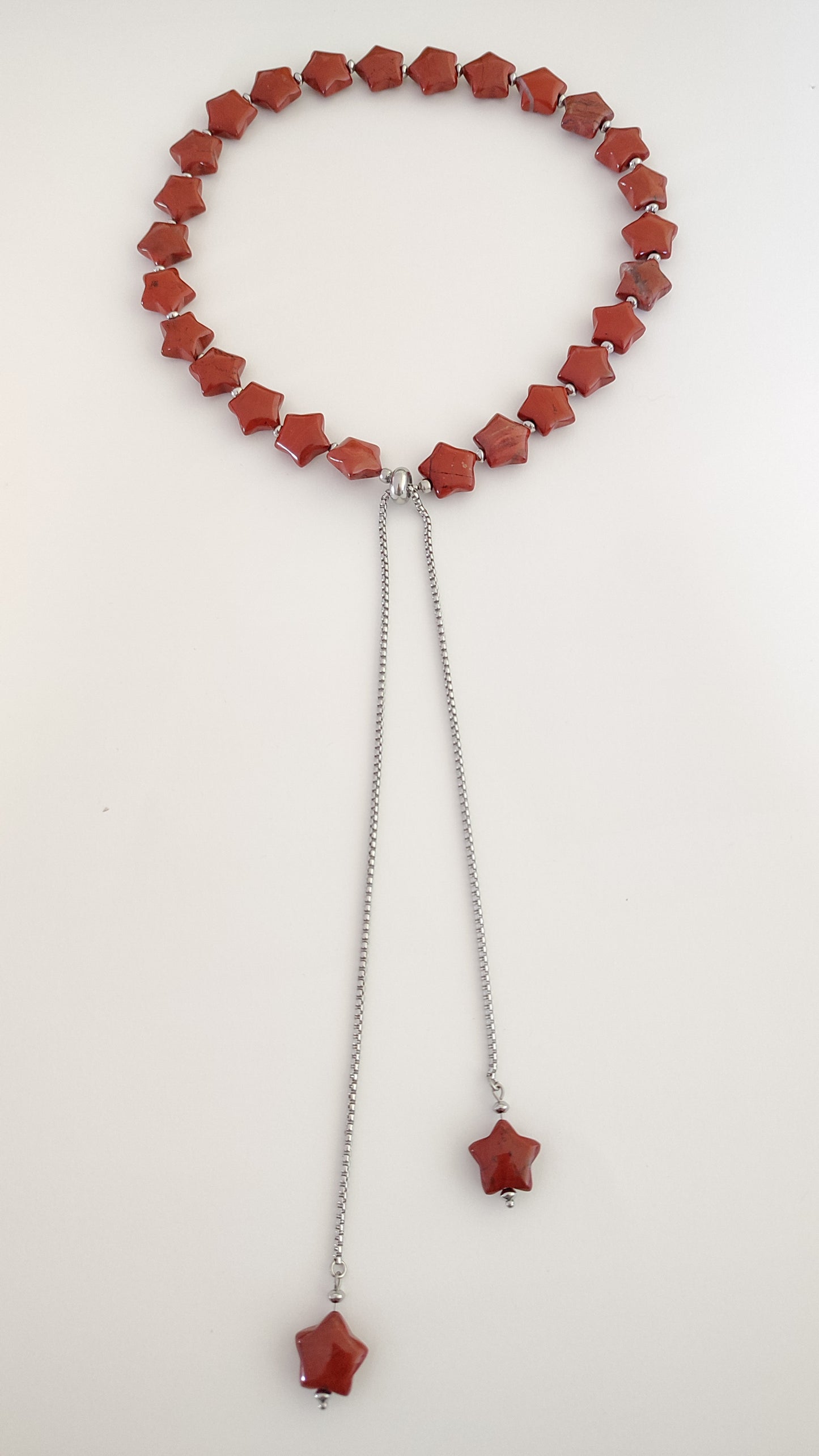 Collana Trasformista con Diaspro Rosso