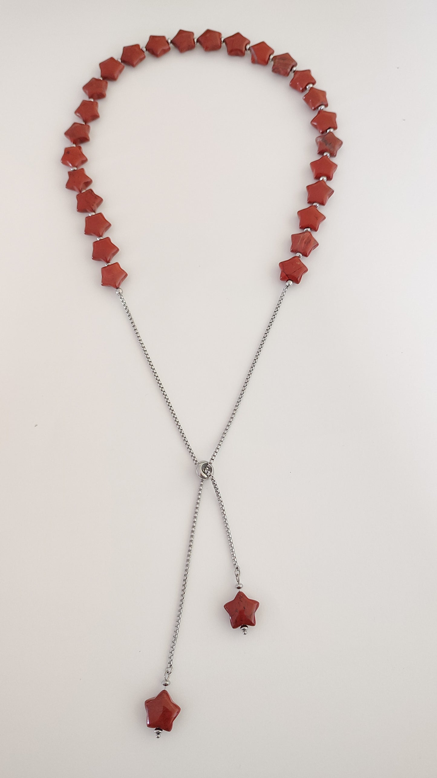 Collana Trasformista con Diaspro Rosso