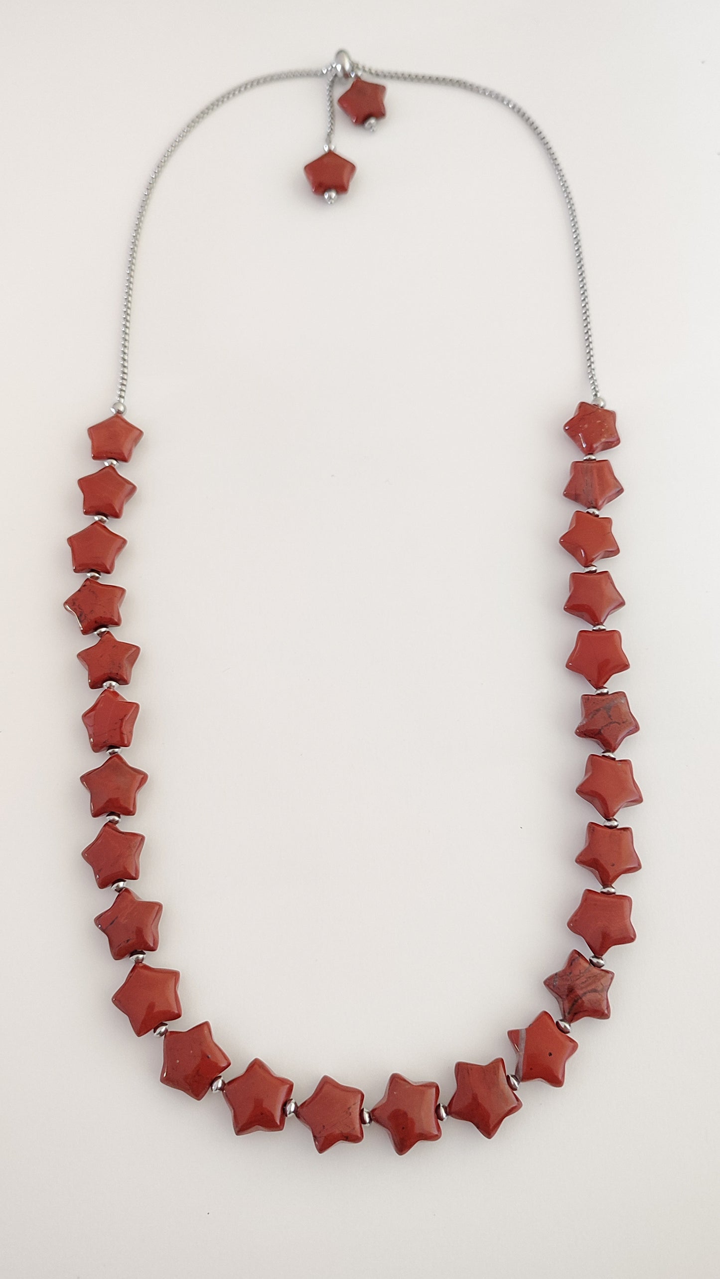 Collana Trasformista con Diaspro Rosso
