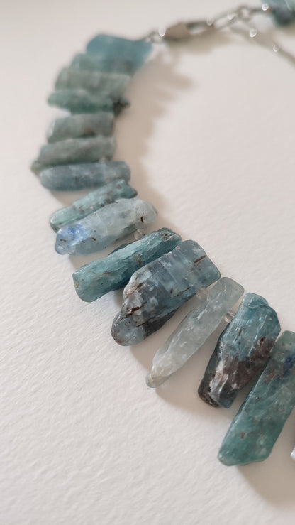 Collana Vetro e Cianite