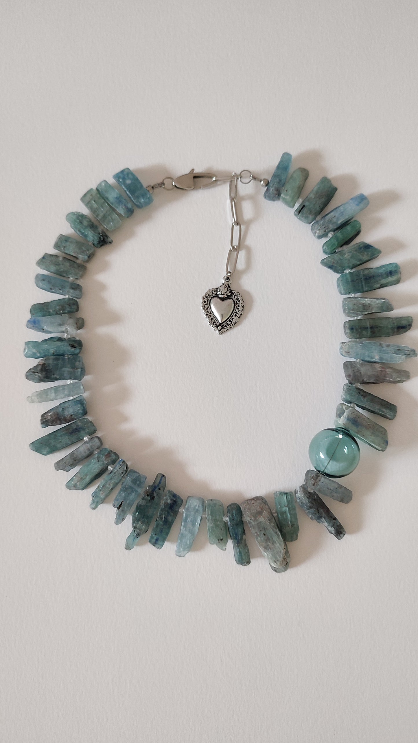 Collana Vetro e Cianite