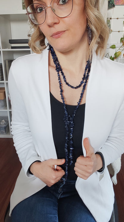 Sciarpa in Sodalite