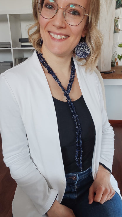 Sciarpa in Sodalite