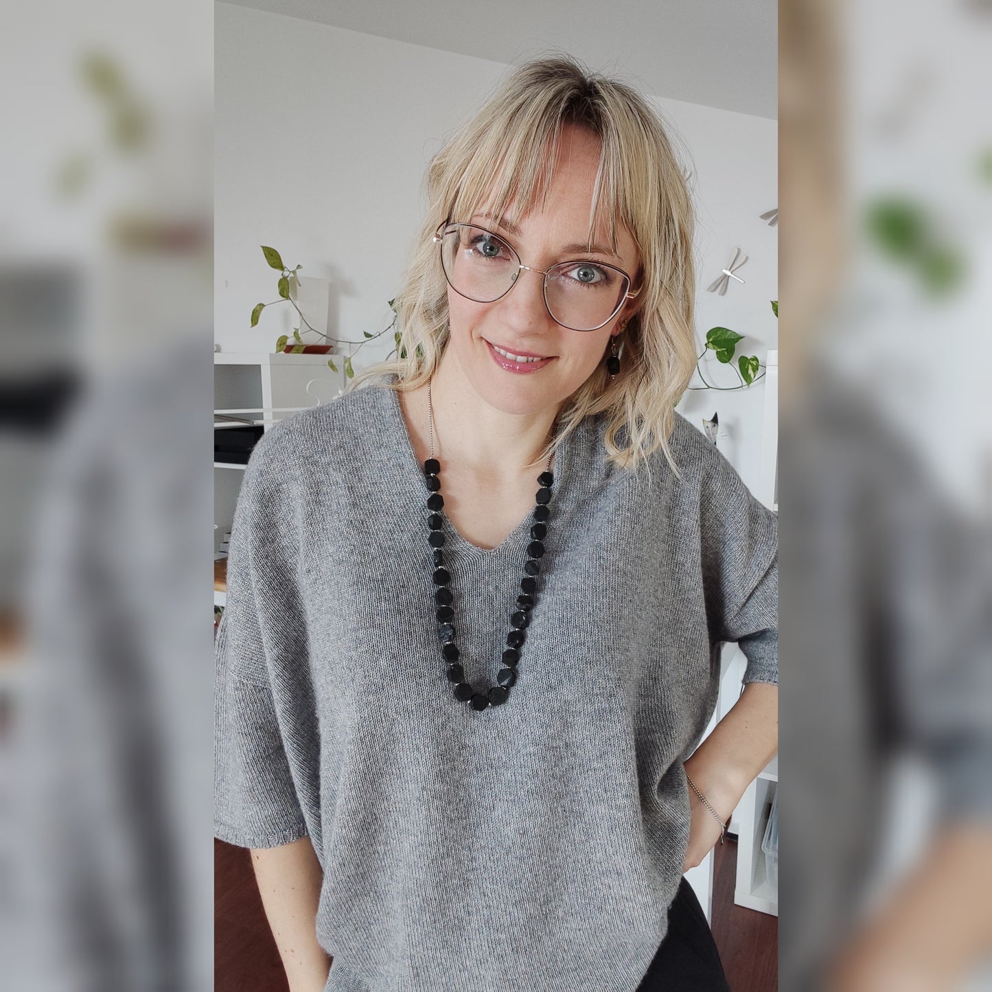 Collana Trasformista con Tormalina Nera