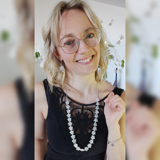 Collana Trasformista con Cristallo di Rocca