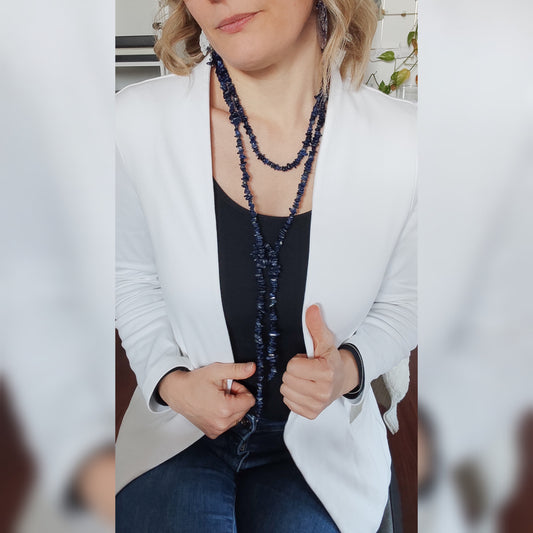 Sciarpa in Sodalite