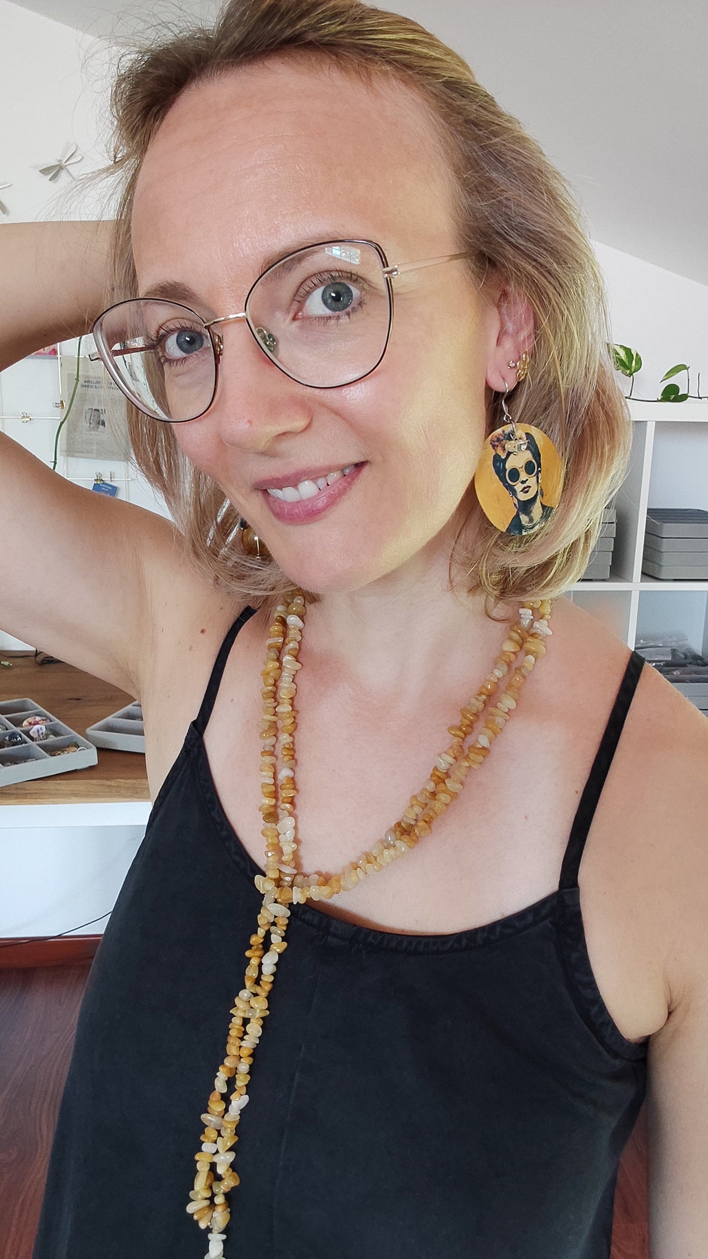 Orecchini Asimmetrici #383